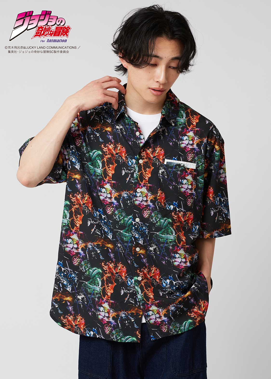 スタンド使い パターン｜ルーズフィット半袖シャツ｜ユニセックス