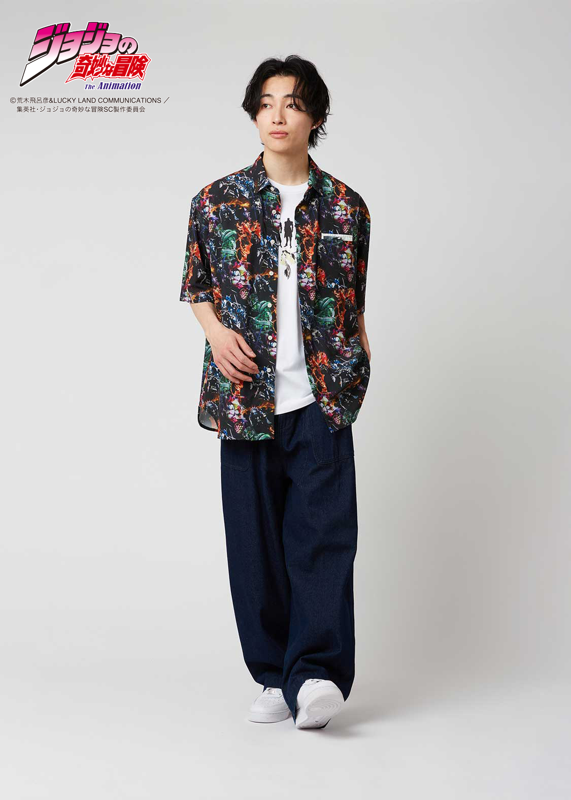 スタンド使い パターン｜ルーズフィット半袖シャツ｜ユニセックス