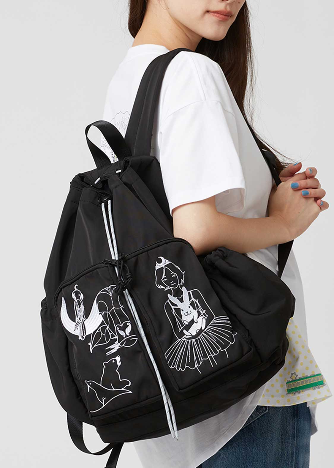 ファンクラブ｜ストリングバックパック｜ユニセックス｜グラニフ