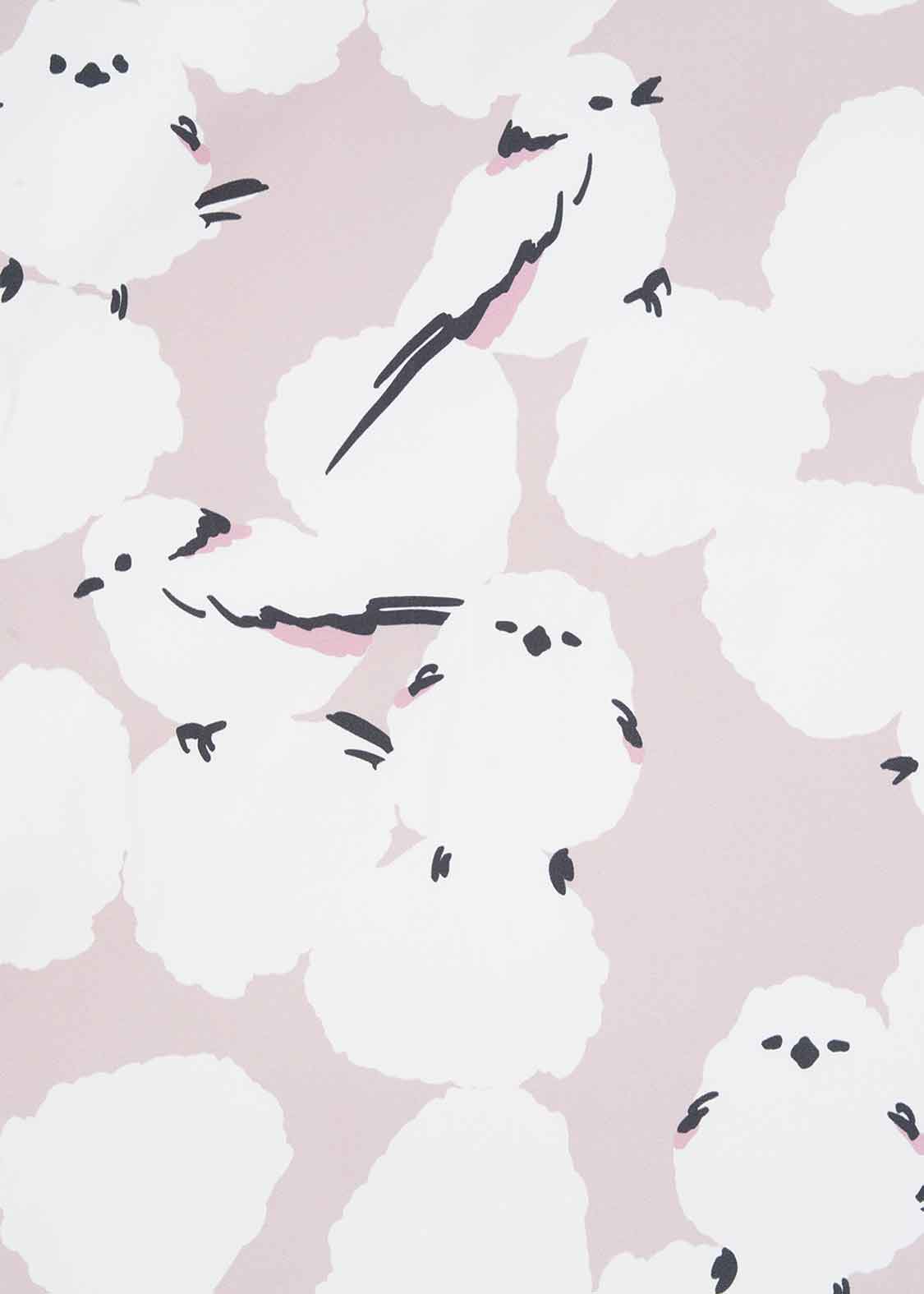 シマエナガ｜ベッドリネン 4ピースセット ダブル｜グラニフ(graniph