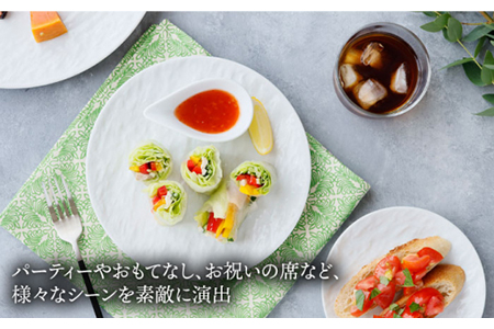 美濃焼】プレート スレート調 ホワイト 5サイズセット【EAST table