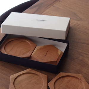 オンライン決済限定】コースター 木製 六角 コースター 4枚 セット