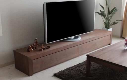 ICHI TV Borad 2400mm】ウォールナット オイルフィニッシュ リモコン