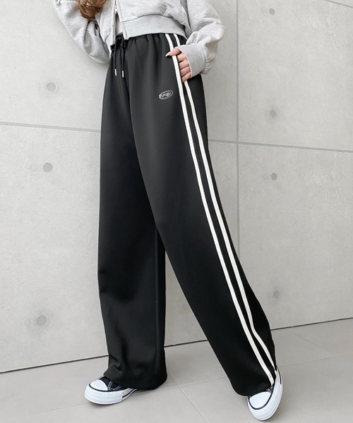 セール】ロゴ刺繍トラックジャージパンツ（その他パンツ）｜moment+