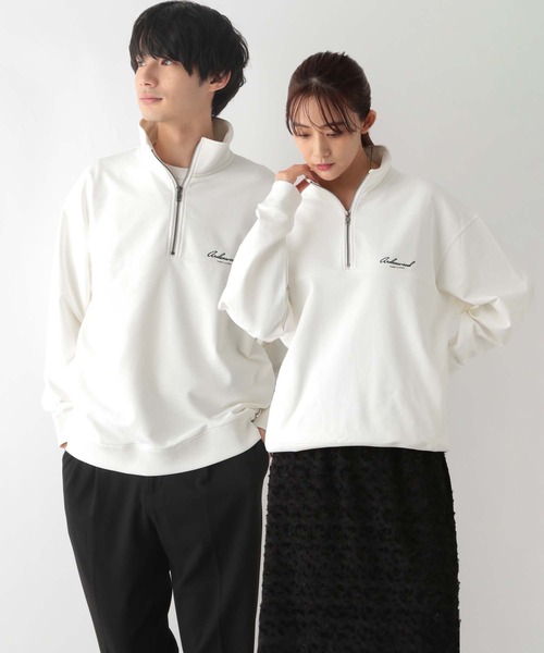 セール】乾きやすいスウェット/ハーフZIP/裏毛/116254（スウェット