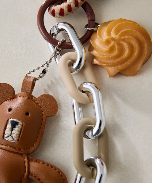 インフルエンサーuchida企画》ゆるくまストラップ（チャーム）｜ear