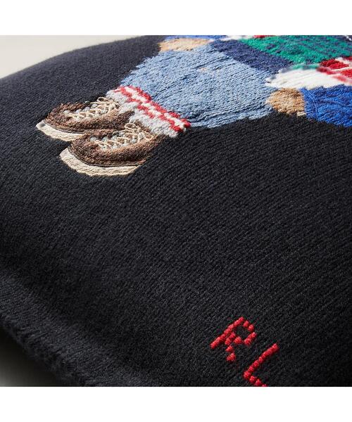 スキー Polo ベア スロー ピロー（クッション/クッションカバー