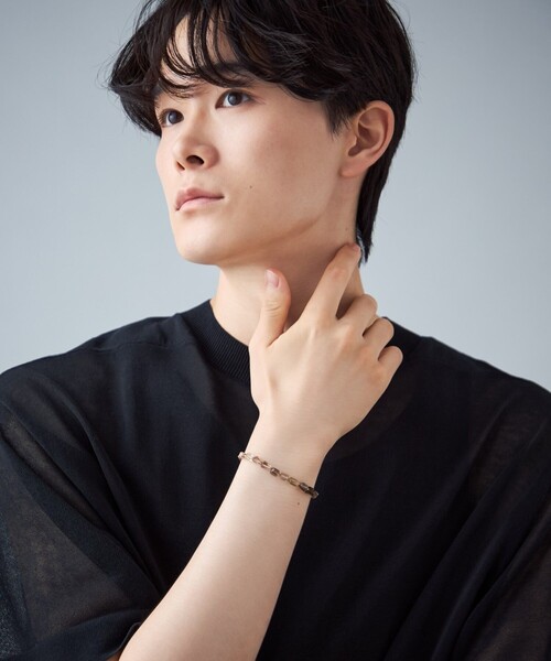 スライドブレス] スモーキークォーツ（ブレスレット）｜Jouete