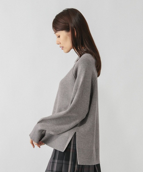 セール】メルティハイネックアゼプルオーバー/581157（ニット/セーター