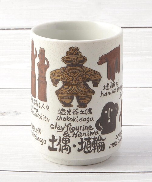 寿司 湯呑 土偶埴輪（グラス/マグカップ/タンブラー）｜one'sterrace
