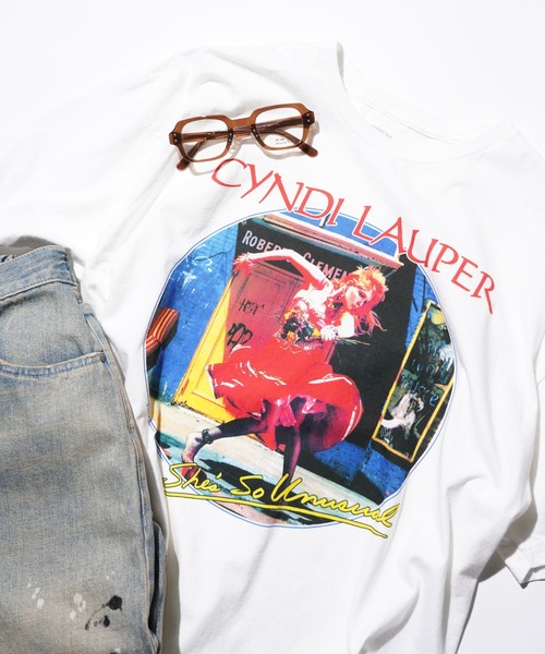 THRIFTY LOOK / スリフティールック THRIFTY 'CYNDI LAUPER' TEE