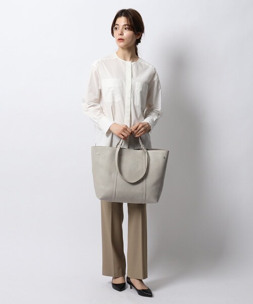 パティオ】レザートートバッグ L 2WAY 本革 A4サイズ ビジネスバッグ