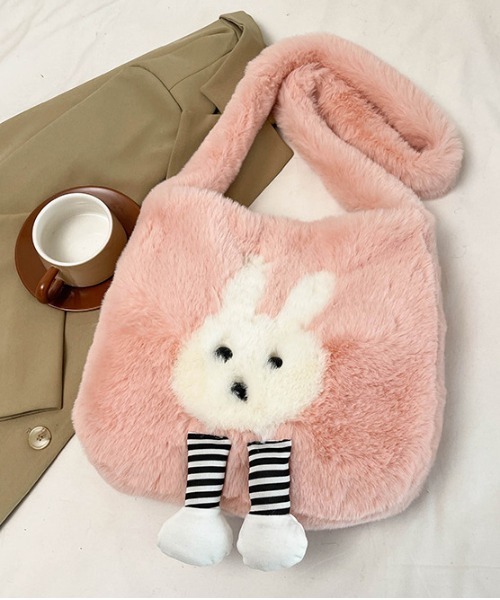 セール】【 Port / ポート 】 うさぎ もこもこ ショルダーバッグ
