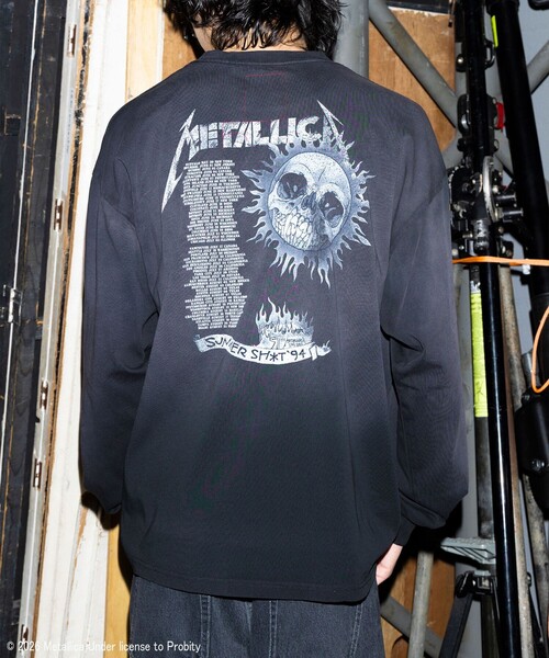 METALLICA × monkey time＞ プリント ロングスリーブ Tシャツ（Tシャツ