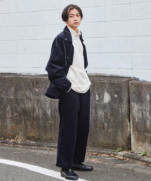 セットアップ】ビッグシルエット コーデュロイ ダブルデザイン