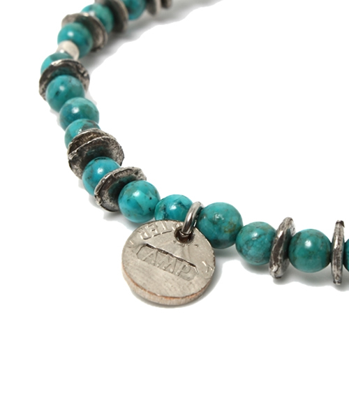 Round Turquoise Bracelet(ターコイズ ビーズ ブレスレット
