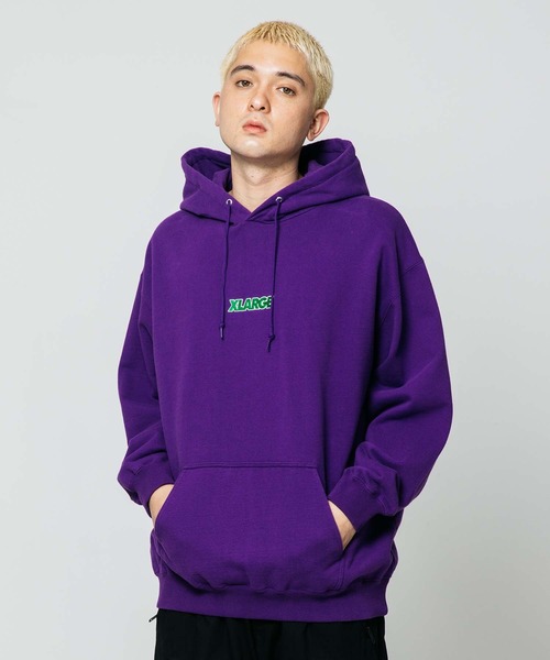 XLARGE（エクストララージ）の「STANDARD LOGO PULLOVER HOODED SWEAT