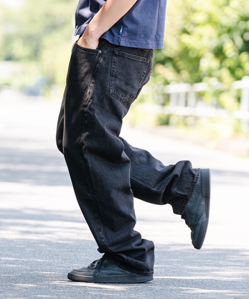 セール】Levi's/リーバイス 555 リラックスストレート ブラック