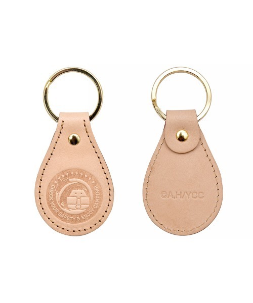 ゆるキャン△ 】 leather keyholder レザー キーホルダー ACR
