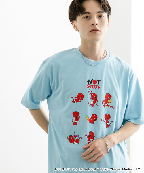セール】『別注』HOT STUFF×SENSE OF PLACE プリントTシャツ B（T