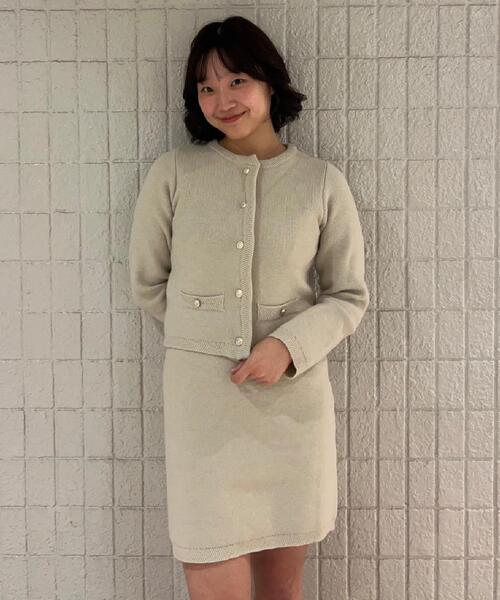 セール】金ボタン付ニットセットアップ（セットアップ）｜SWINGLE