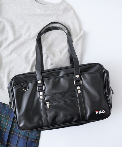 FILA 合皮スクールバッグ スクバ（トートバッグ）｜FILA（フィラ