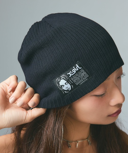 FACE LABEL BEANIE（ニットキャップ/ビーニー）｜X-girl（エックス