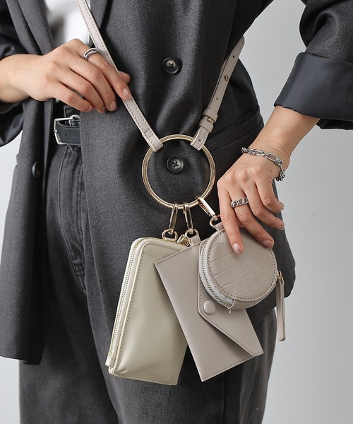 セール】3連ショルダーバッグ/スマホショルダー/スマホポーチ