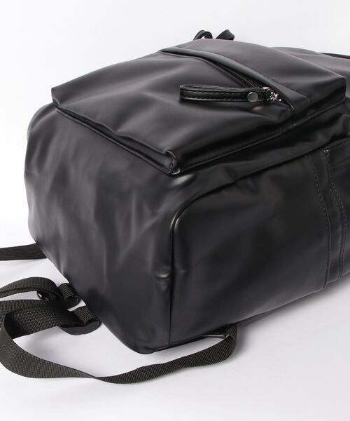 セール】【SETUP7】ユニセックスPUレザーリュック KNF（バックパック