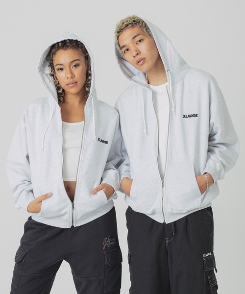 STANDARD LOGO ZIP HOODED SWEATSHIRT（パーカー）｜XLARGE