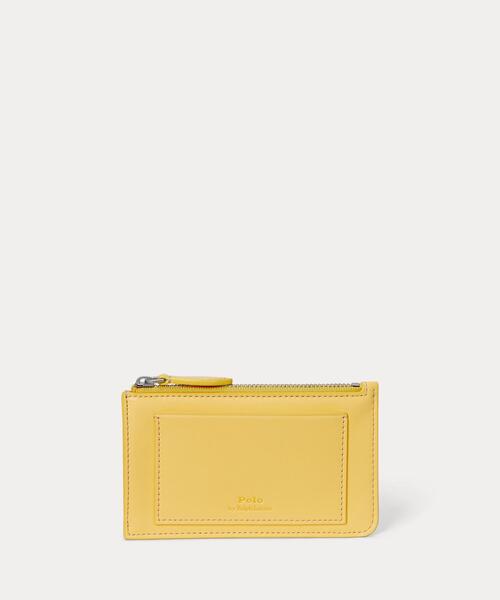 Polo ベア レザー ジップ カード ケース（カードケース）｜POLO RALPH
