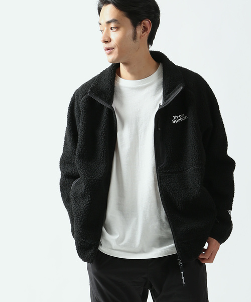 セール】WEB限定 Free Speech/フリースピーチ BOA FLE ZIP BSN/ボア