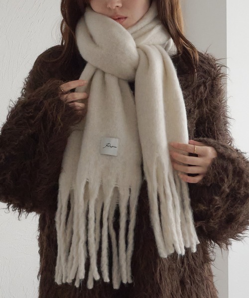 セール】ネームタグ付きマフラー（ストール/ショール）｜raffime