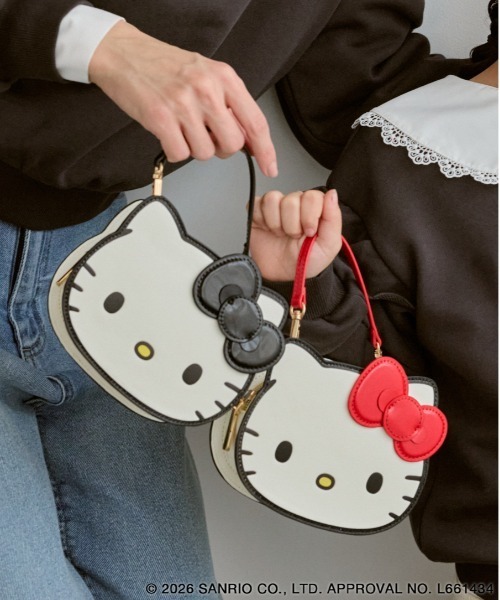 ROPE' PICNIC×ハローキティ】2WAYストラップ付きミニショルダーバッグ