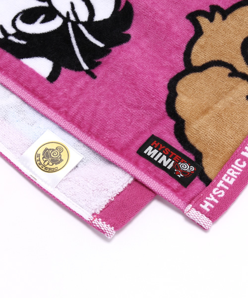 HYSTERIC MINI（ヒステリックミニ）の「PARTY CRUSHER総柄 バスタオル