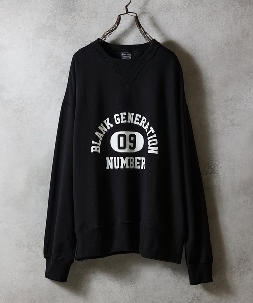 VINTAGE GAZETTE COLLEGE LOGO CREWNECK SWEATSHIRT / ヴィンテージ