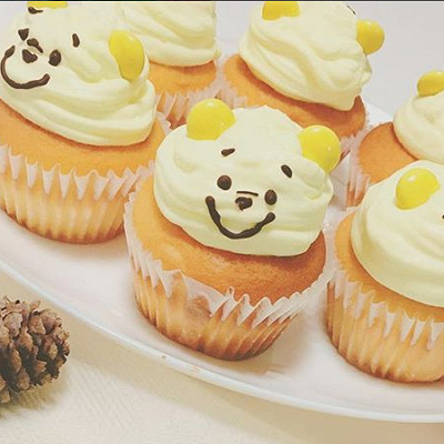 プーさんのカップケーキ| キャステル | CASTEL ディズニー情報