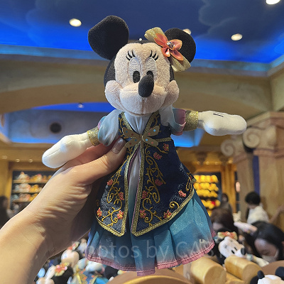 ミニーぬいぐるみバッジ（ファンタジースプリングスグッズ