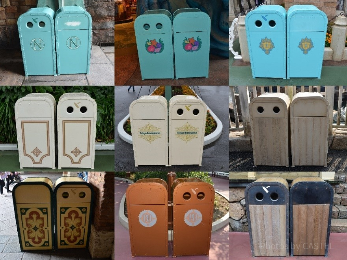 トラッシュカン(ゴミ箱)| キャステル | CASTEL ディズニー情報
