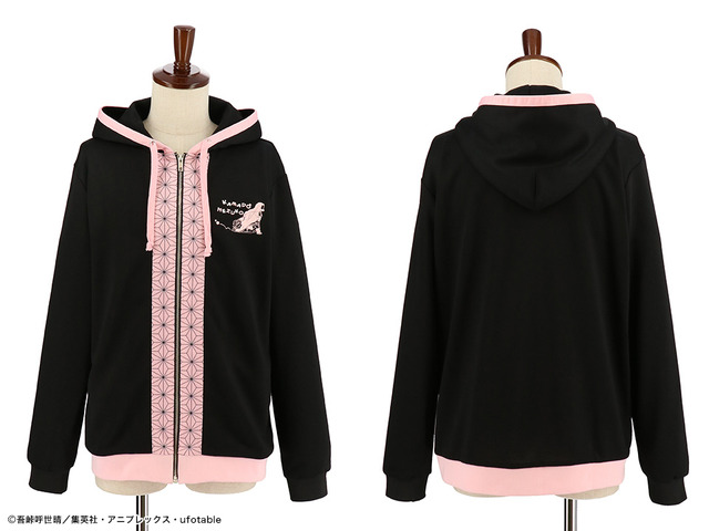 鬼滅の刃」竈門禰豆子をイメージしたデザインパーカーの発売が決定
