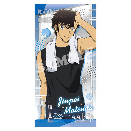 名探偵コナン」歯磨きコナンや髪を拭く灰原哀がデザイン♪ 飾って良し