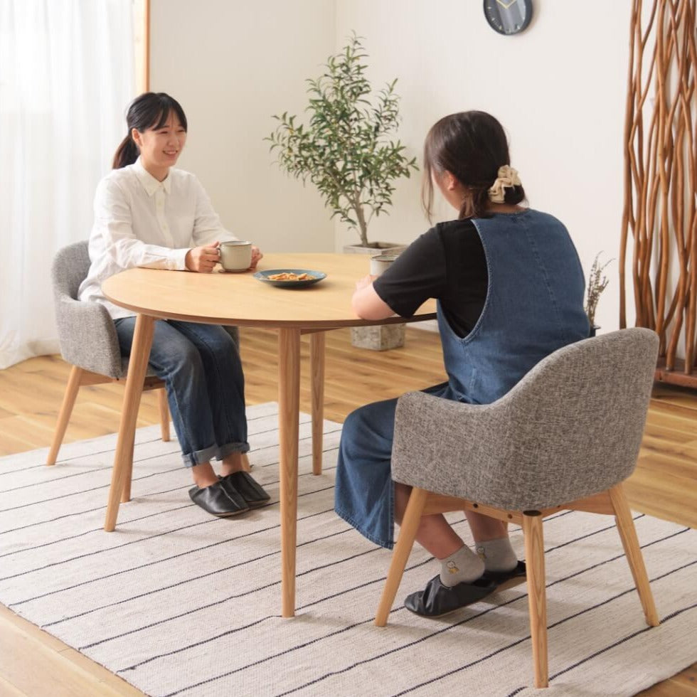 AZUMAYA｜カラメリ 回転式チェア｜グレー – チェア・ソファ専門通販