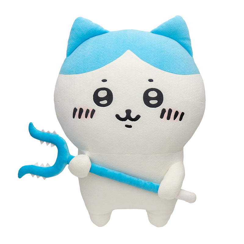 予約終了】ちいかわ 討伐棒をもった特大ぬいぐるみ(ちいかわ＋ハチワレ