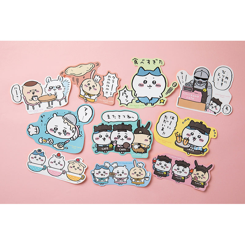 ちいかわカフェ ゆるカットビッグステッカー（転んじゃったコックさん