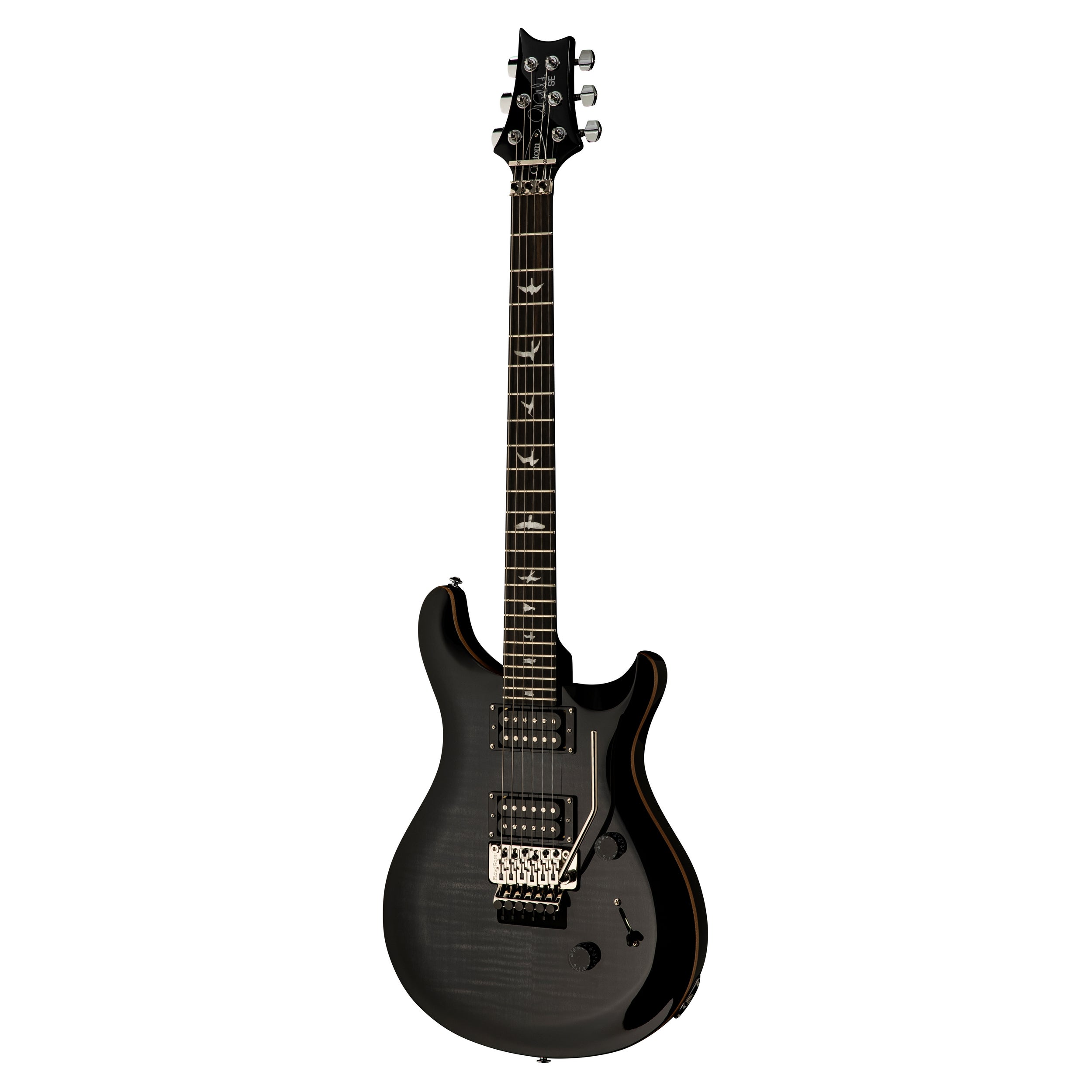 PRS SE Custom 24 Floyd Electric Guitar - Charcoal Burst – Chuck