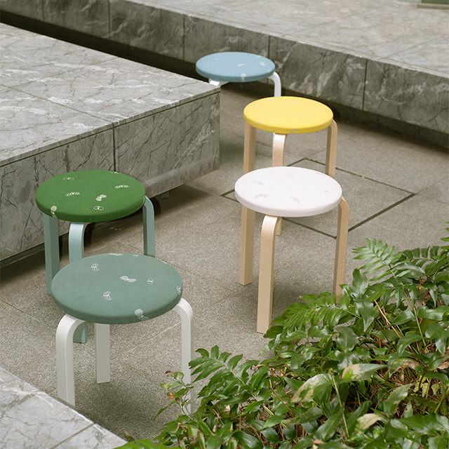 Artek Stool60 mina perhonen Series2/アルテック×ミナペルホネン