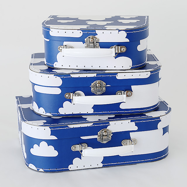 FARG&FORM/フェルグ＆フォルム/CLOUDS(雲柄)/ペーパートランク（3個