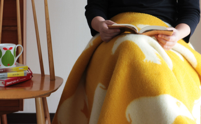 Roros TWEED/ロロスツイード/ブランケット/シロクマ/Isbjorn/アイス