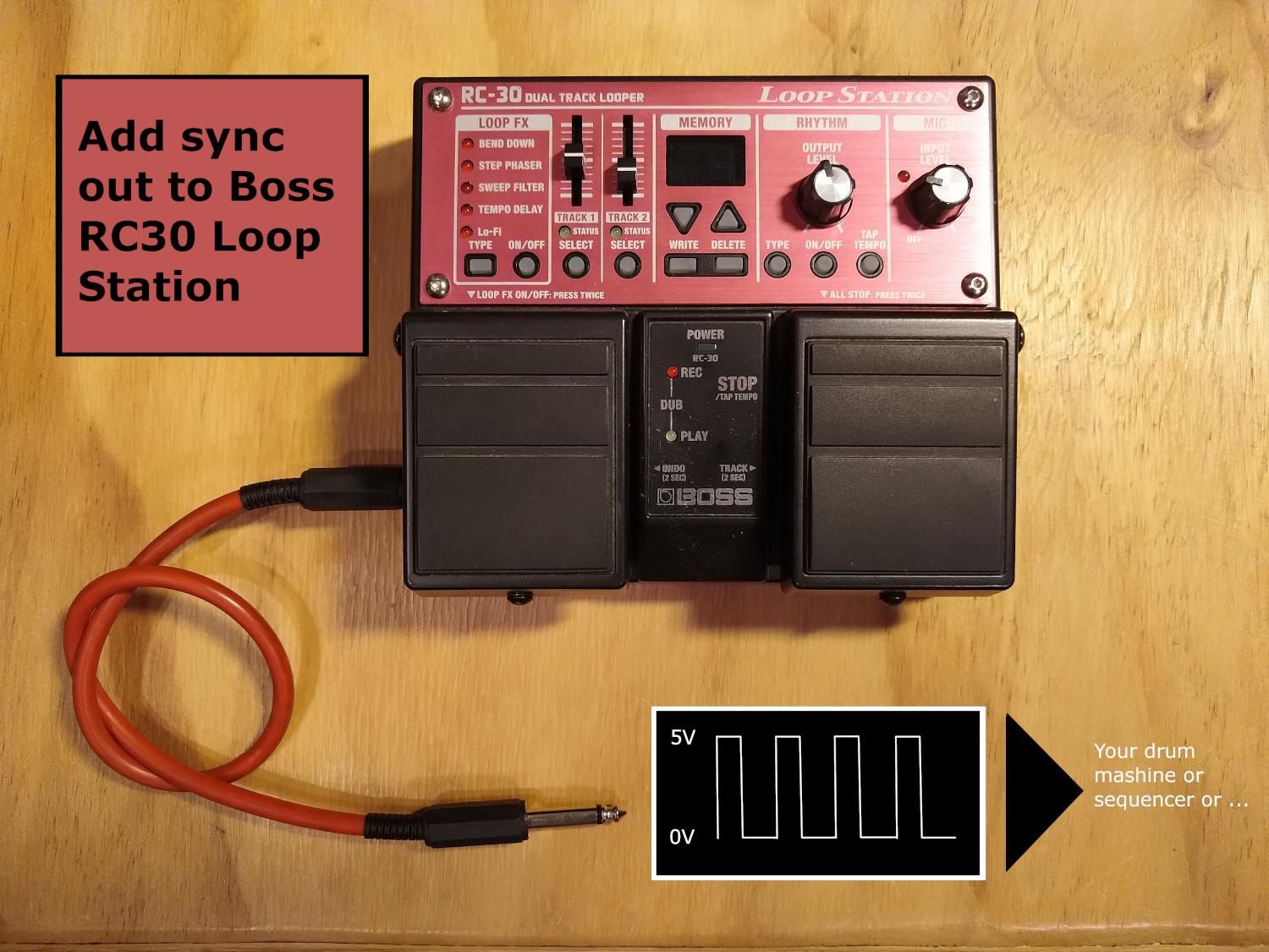 Add Sync Out to Boss RC30 Loop Station : 7 Steps - Instructables