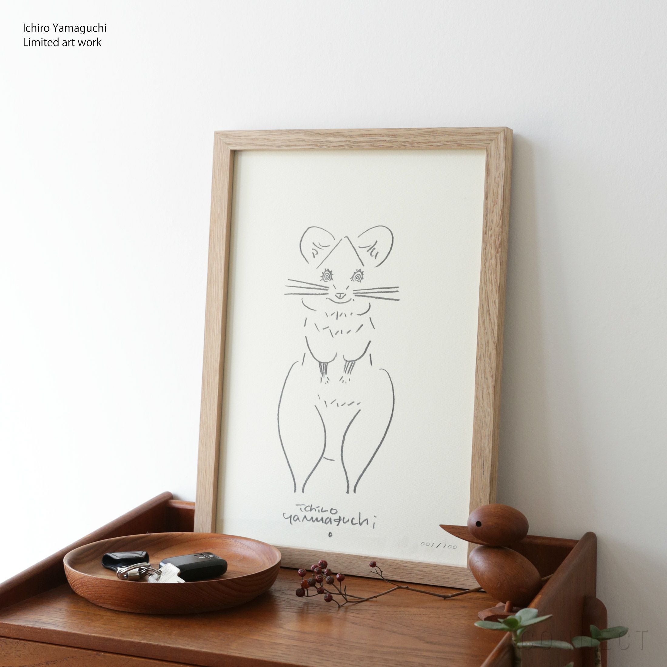 山口一郎 / Giclee（ジクレー印刷）「クオッカ」 / Sサイズ / アート